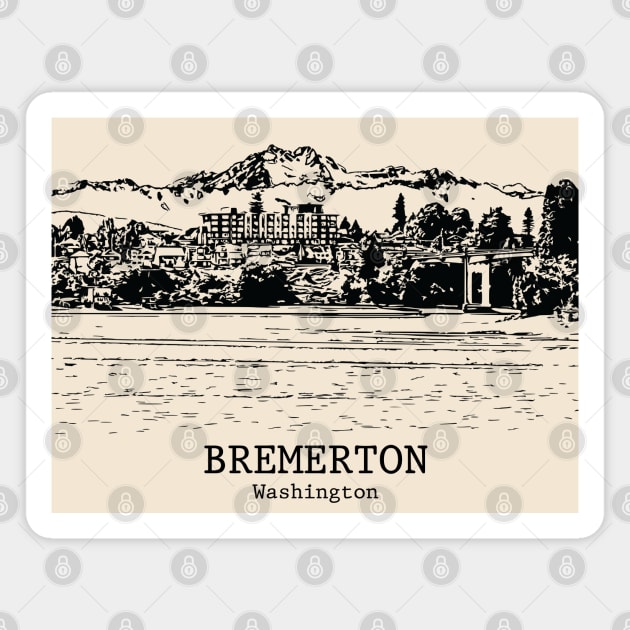 Bremerton - Washington Magnet by Lakeric
